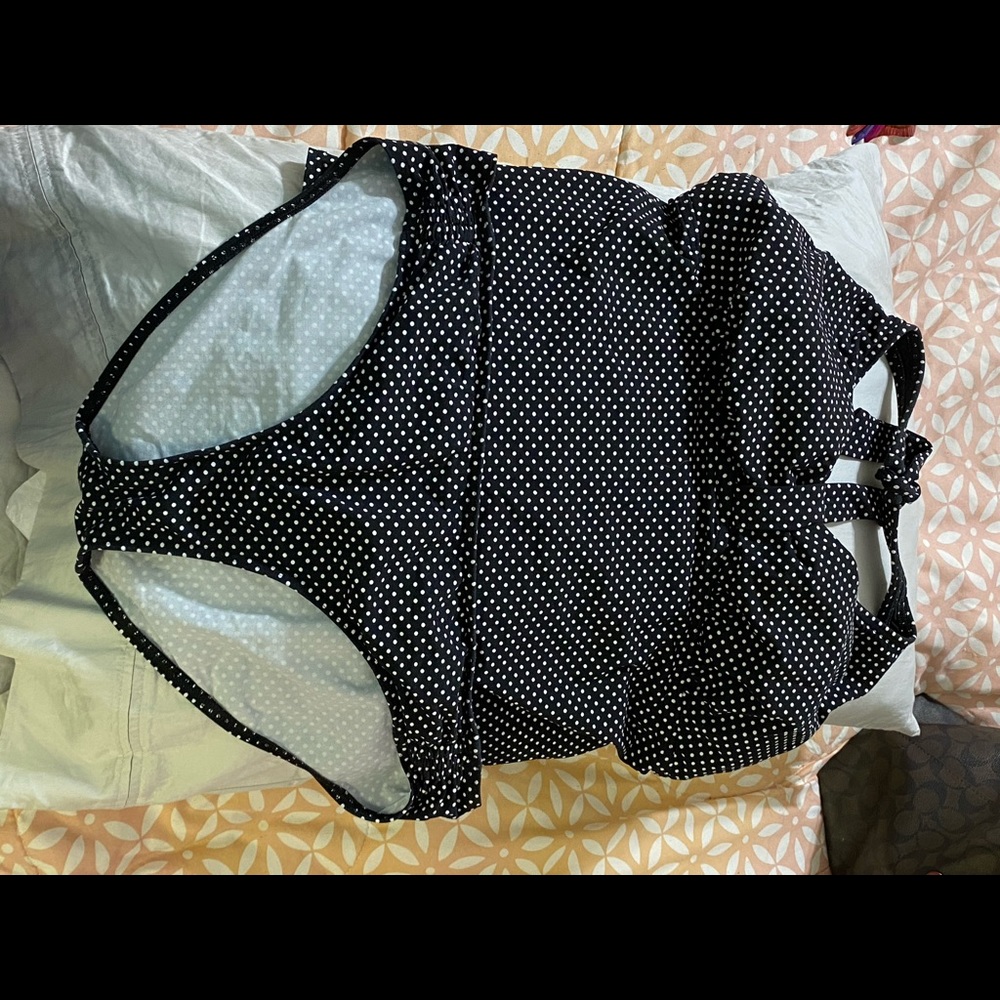 Polka Dot One-Piece Swimsuit